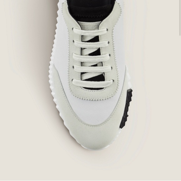 Hermes leather bouncing sneakers size 38.5 - Picture 5 of 12